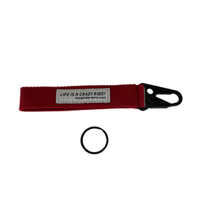 NIU Red Carabiner Key Fob