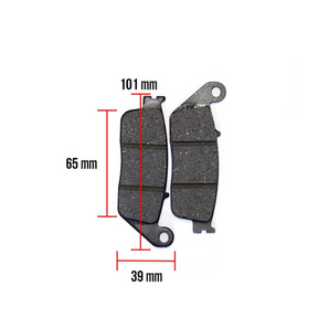 Brake Pads (101 x 39 x 9.8); Kymco, Honda