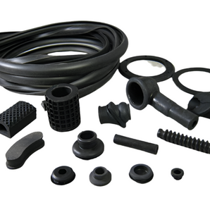 Basic Rubber Kit, Black, 17 Pcs