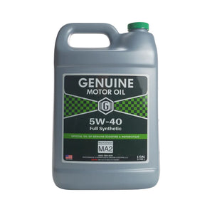 Genuine 4T Motor Oil (5W40, Full Synthetic MA-2); 1 Gallon