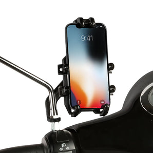 Scooter cell phone holder