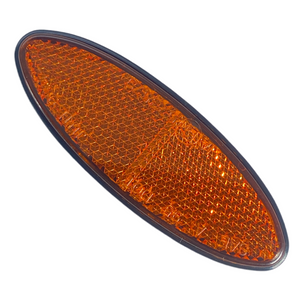 REFLECTOR - AMBER OVAL SIDE REFLECTOR