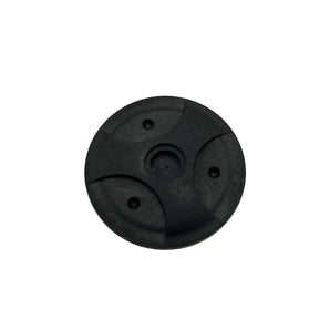 CAP - REAR WHEEL, RUBBER, BLACK