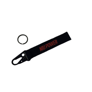 NIU Black Carabiner Key Fob