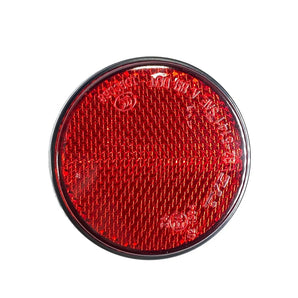 REFLECTOR - RED ROUND SIDE REFLECTOR