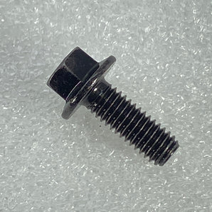 BOLT - M6X16, BLACK, HEXAGON, FLANGE