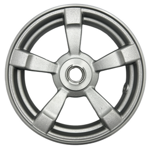 WHEEL - FRONT WHEEL, SILVER ALLOY, 10 INCH, RIM (KICK)