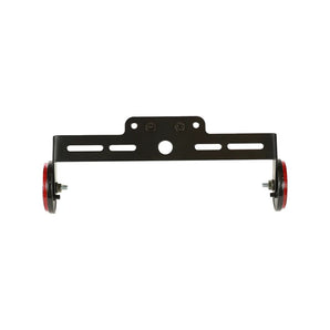 BRACKET - LICENSE PLATE MOUNT, BLACK (RATTLER 125/200i)