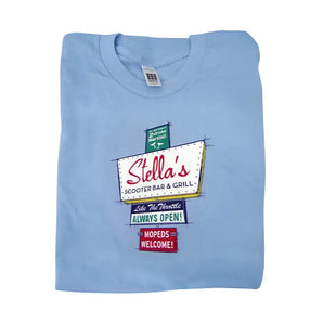 T-Shirt (Stella Motel Sign, Light Blue)