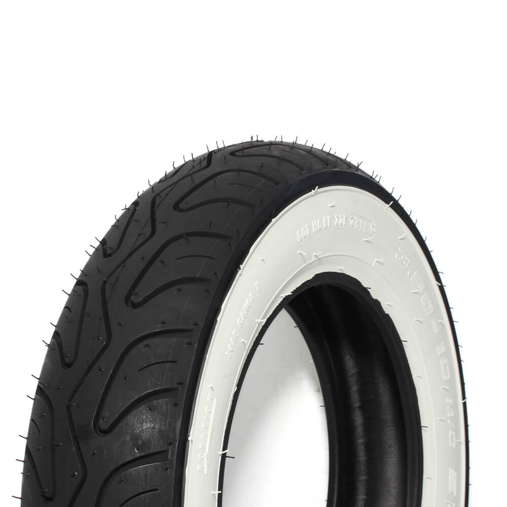 10) TUBELESS Prima x Tire (Whitewall, USA, LLC – Scooterworks 3.50